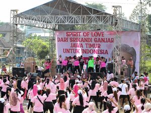 Relawan Perempuan Ganjar Suarakan Dukungan Lewat Senam Pagi & Zumba