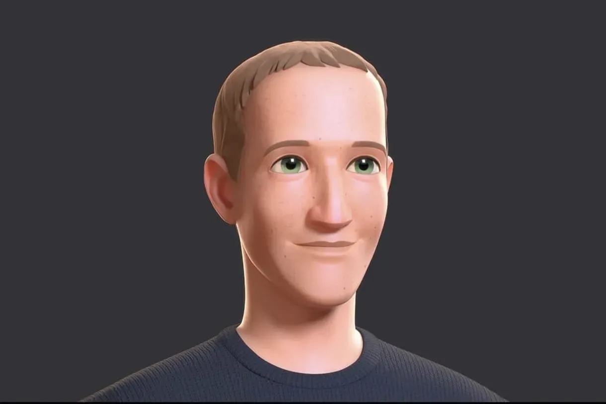 Versi terbaru avatar Mark Zuckerberg yang diunggah ke akun Facebooknya.
