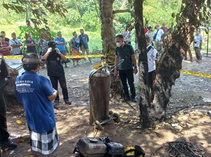 Bidlabfor Polda Bali Ungkap Penyebab Ledakan Gas Ngaben di Gianyar