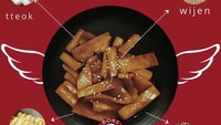 Boki Topokki Cab Jelambar menawarkan topokki yang murah, namun dengan rasa enak. Topokkinya dikenal memiliki tekstur kenyal. Tambah nikmat jika disantap dengan berbagai macam topping. Topokki ini berada di Tenant Indomaret Jelambar Baru, Grogol, Jakarta Barat. Buka mulai pukul 10 pagi hingga 9 malam. Foto : @bokitopokki 