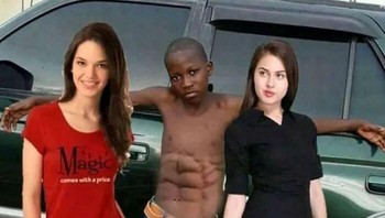 Bersama pacar editan. Foto: Boredpanda