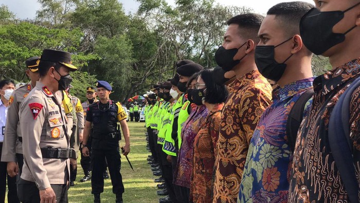 Polda Libatkan 11 Satgas Amankan Pintu Masuk Bali Lokasi Field Trip G20