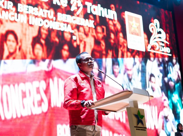 Ketua Umum LMND, Muhammad Asrul.