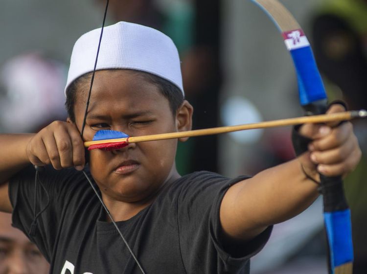Serunya Lomba Panahan Tradisional di Palu