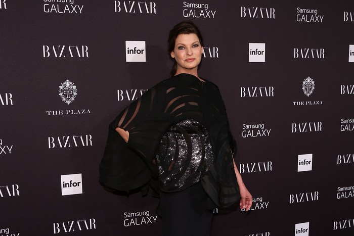 Linda Evangelista NEW YORK, NY - SEPTEMBER 05: Linda Evangelista attends the Harpers Bazaar ICONS Celebration at The Plaza Hotel on September 5, 2014 in New York City. (Photo by Taylor Hill/FilmMagic)