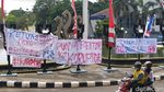 Potret Demo Mahasiswa Unila Soal Rektor yang Ditangkap KPK