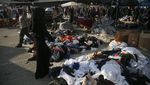 Begini Ramainya Pasar Pakaian Bekas di Kamp Pengungsi Gaza