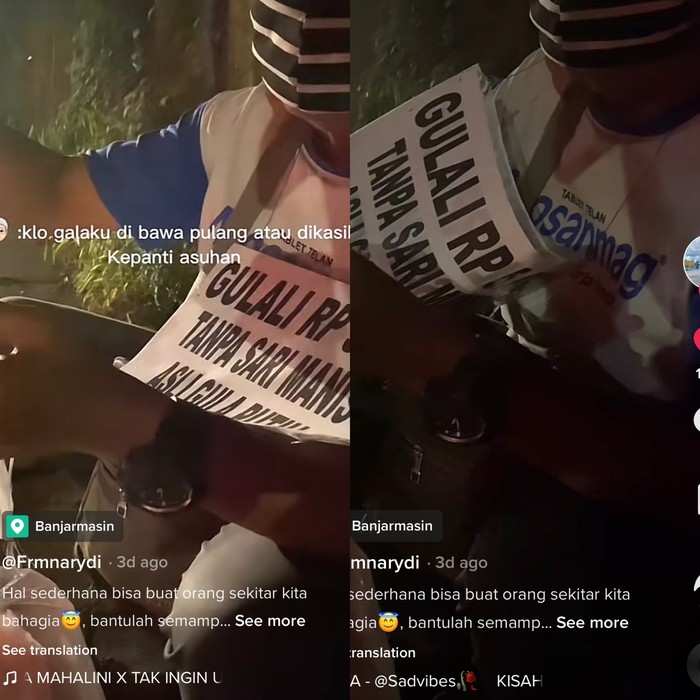 Mulia! Penjual Gulali Ini Bakal Beri Dagangannya ke Panti Asuhan Jika Tak Laku.