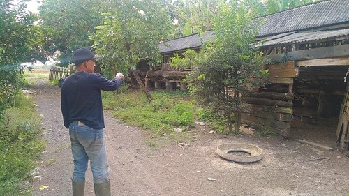 I Made Susila Dyatmika (63) salah satu warga yang mengalami kehilangan hewan ternak di kandang miliknya