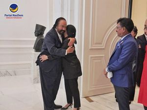 Saat Puan Ulangi Pertanyaan soal Ganjar Bacapres NasDem ke Surya Paloh