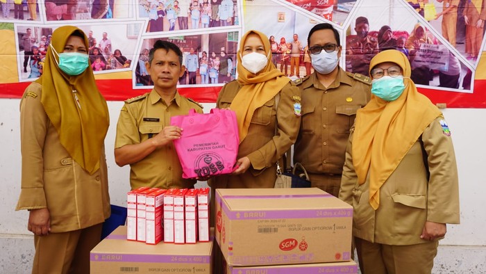Tekan Angka Stunting, Wagub Garut Cek Distribusi PMT ke Balita