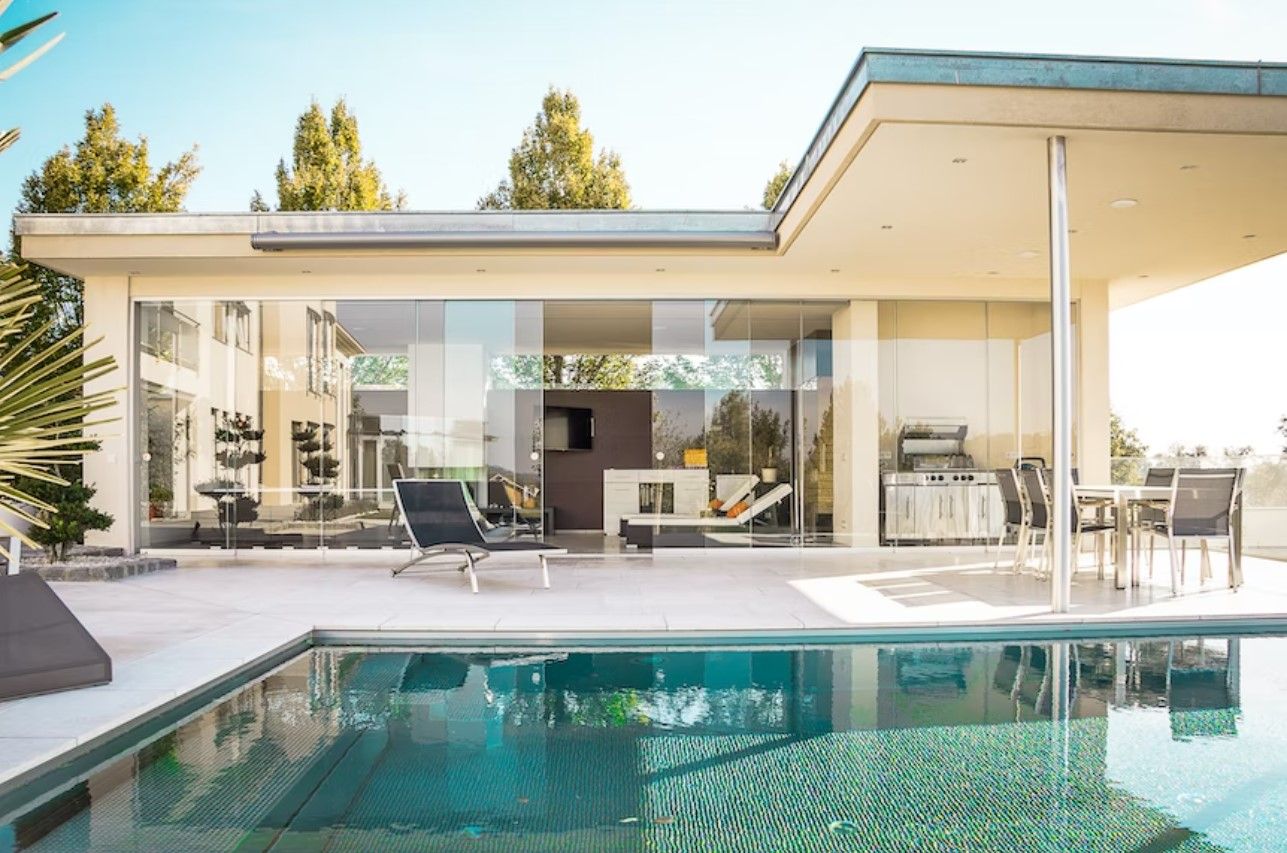 Contoh teras rumah minimalis.