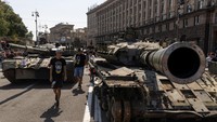 Pameran ini digelar jelang hari kemerdekaan Ukraina dari Uni Soviet pada 24 Agustus mendatang.