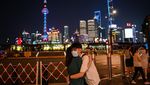 Before-After Pencakar Langit China: Dulu Gemerlap, Sekarang Gelap Gulita