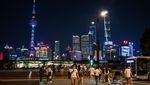 Before-After Pencakar Langit China: Dulu Gemerlap, Sekarang Gelap Gulita