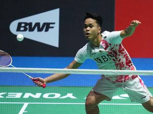 Kejuaraan Dunia 2022: Anthony Ginting Melaju Mulus ke 16 Besar