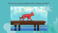 Kira-kira kor anjing tersebut diikat oleh tali nomor berapa detikers?
