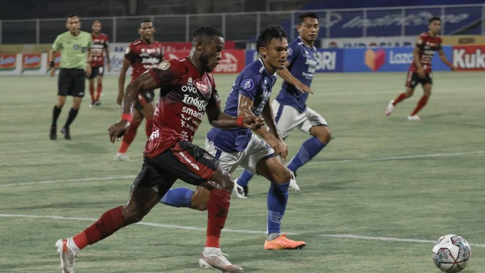 Bali United saat berlaga di Liga 1