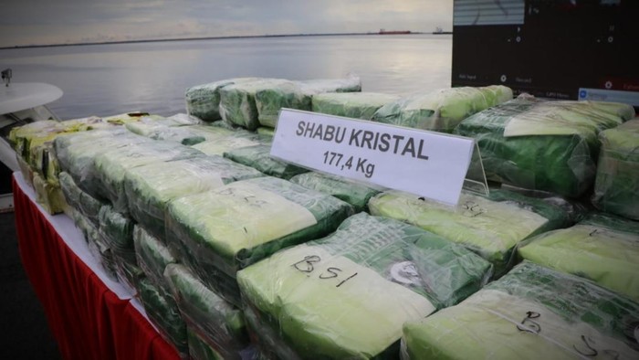 Barang bukti sabu yang disita BNN (Dok. BNN)