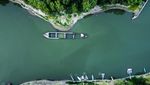 Nih Kapal Tongkang Tahun 1943 yang Muncul Lagi di Sungai Po Italia