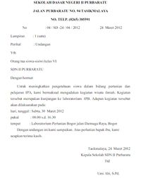 9 Contoh Surat Resmi Yang Benar Untuk Berbagai Keperluan