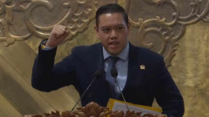 Dave Laksono (tangkapan layar YouTube DPR)