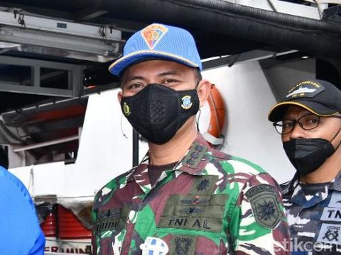 Eks Komandan Pangkalan TNI Angkatan Laut (Danlanal) Banten Kolonel Laut (P) Budi Iryanto (M Iqbal/detikcom)