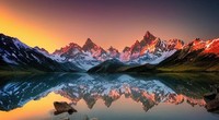 Foto Pemandangan AI