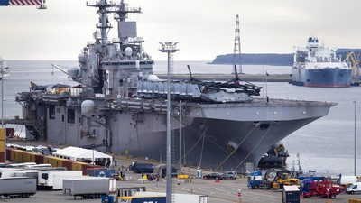Kapal Perang AS Tiba di Lithuania Saat Ukraina Masih Berkobar