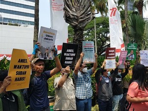 Koalisi Warga DKI Kembali Berdemo di Balkot, Kirim SP 2 untuk Anies