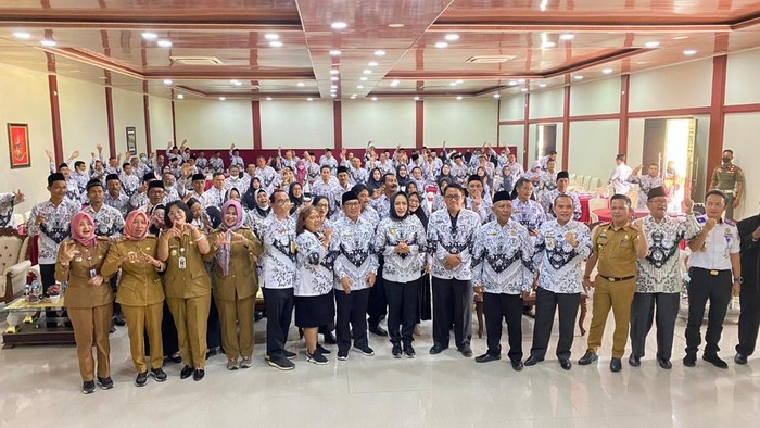 PGRI Kabupaten Tulang Bawang mengadakan kegiatan Konferensi Kerja Kabupaten tahun 2022
