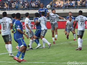 Dapat Dua Penalti, Persib Kalah 2-3 dari 10 Pemain Bali United