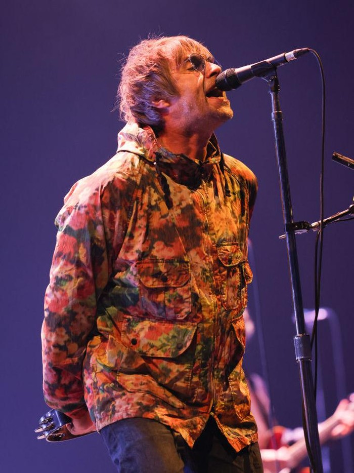 AUCKLAND, NEW ZEALAND - JULY 21: Liam Gallagher performs at Spark Arena on July 21, 2022 in Auckland, New Zealand. (Photo by Dave Simpson/WireImage)