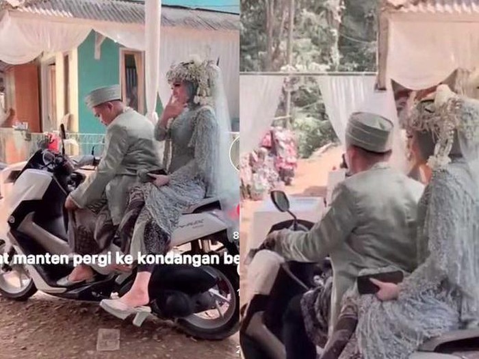 Momen langka pengantin datang ke acara pernikahan sahabatnya yang menikah di hari yang sama, viral di media sosial. Momen langka pengantin datang ke acara pernikahan sahabatnya yang menikah di hari yang sama, viral di media sosial.