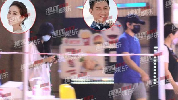Nicky Wu dan istrinya.
