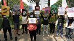 Aktivis Gelar Unjukrasa di Depan Kantor Anies, Ada Apa?
