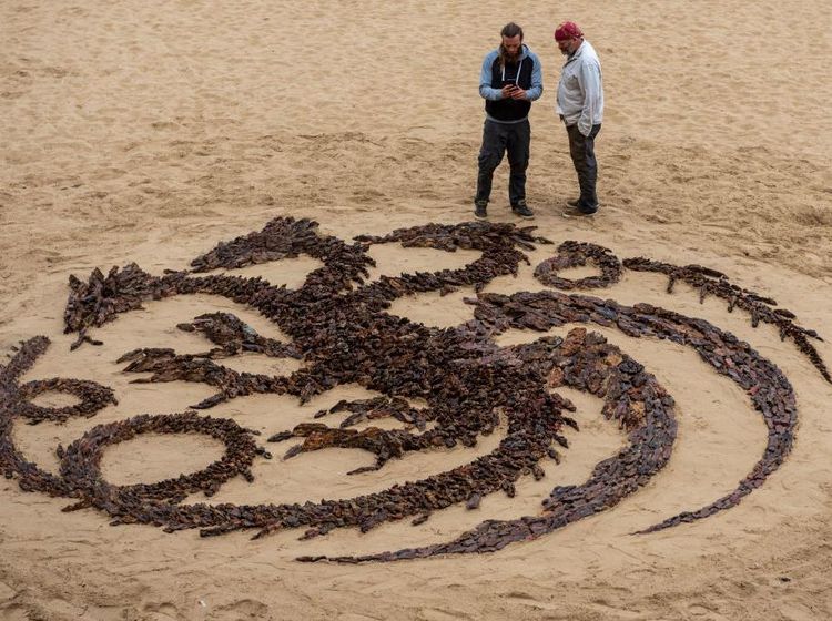 Simbol Naga Berbatu Muncul di Tepi Pantai, Promosikan House of the Dragon