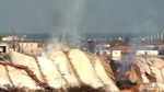 Sisa-sisa Ledakan di Beirut Makin Runtuh