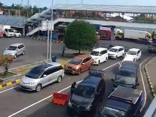 Situasi Pelabuhan Gilimanuk, saat dilakukan penutupan sementara Selasa (23/8/2022)