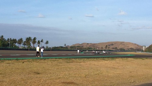 Suasana Sirkuit Mandalika Lombok, NTB, Selasa (23/8/2022).
