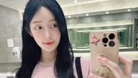 Ahreum pun mengunggah foto-foto kehamilannya di Instagram. Foto: (dok. Instagram)