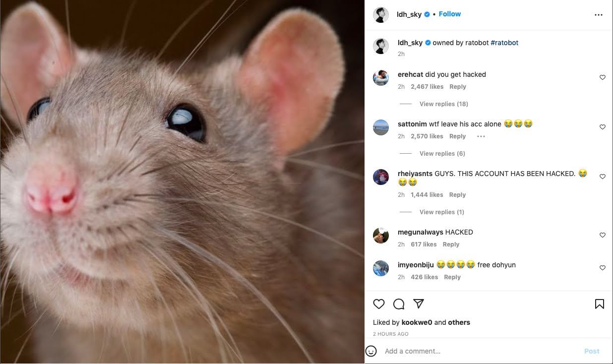 Akun Instagram Lee Do Hyun di-hack