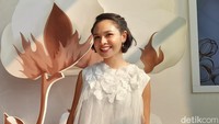 “Seingat aku nge-gym terus, makan dijaga. Akhirnya aku menjalani gaya hidup yang lebih sehat supaya bisa menjalani hidup lebih nyaman,” tutur Andien. (Foto: Suci Risanti Rahmadania/detikHealth).