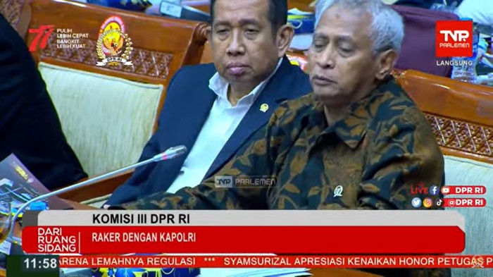 Anggota Komisi III DPR Jacki Uly (Dok. Channel Youtube DPR RI)