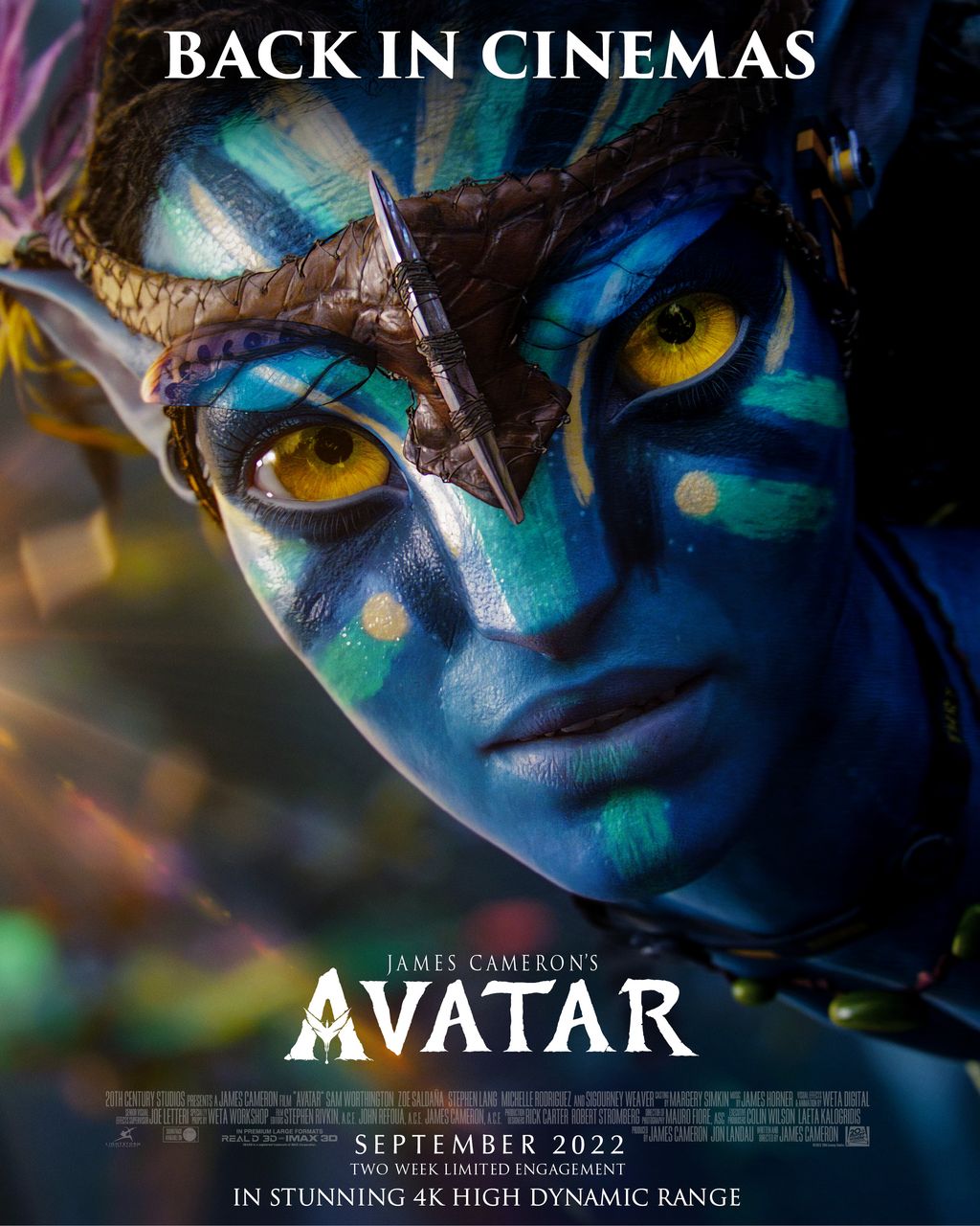Avatar tayang lagi di bioskop September 2022.