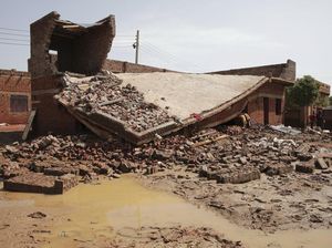 Bangunan Runtuh Akibat Hujan Deras di Sudan, 9 Orang Tewas