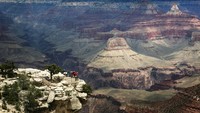 Ini adalah pemandangan mengagumkan dari Grand Canyon, Arizona, Amerika Serikat, yang dijepret pada 9 Juni 2009.