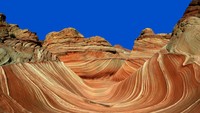 Terakhir, lanskap indah dan memesona ini terdapat di Paria Canyon, Arizona, dengan bentuk gelombang yang khas. Foto ini dijepret pada 1 Februari 2013.