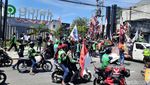 Saat Ribuan Driver Ojol Bergerak ke Gedung Grahadi