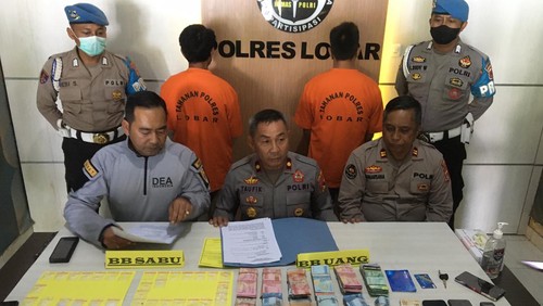 Dua sindikat pengedar narkotika jenis sabu diamankan polisi, Rabu (24/8/2022).